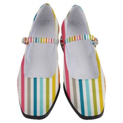 Stripes Women s Mary Jane Shoes by nateshop