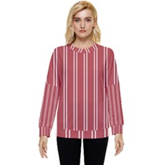 Stripes-red Hidden Pocket Sweatshirt by nateshop