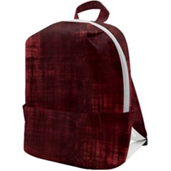 Background-maroon Zip Up Backpack by nateshop
