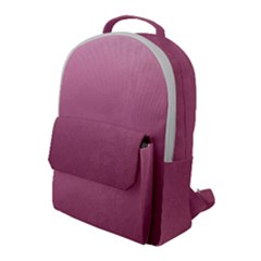 Background-pink Flap Pocket Backpack (large)