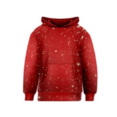 Background-star-red Kids  Pullover Hoodie by nateshop