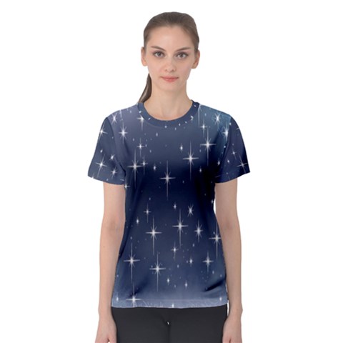 Background-star Women s Sport Mesh Tee by nateshop