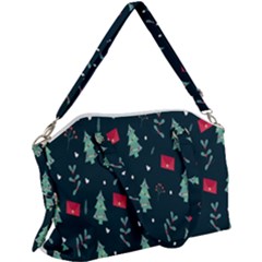 Christmas Pattern Design Canvas Crossbody Bag by artworkshop