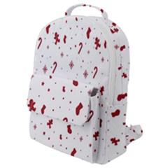 Christmas Background Wrapping Flap Pocket Backpack (small)