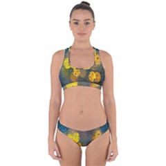 Bokeh Raindrops Window  Cross Back Hipster Bikini Set by artworkshop