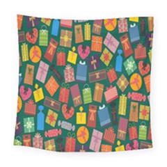 Presents-gift Square Tapestry (large) by nateshop