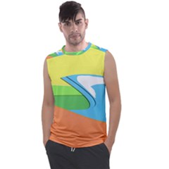 Waves-beach-sun-sea-water-sky Men s Regular Tank Top by Jancukart