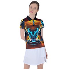 Duck-crazy-duck-abstract Women s Polo Tee