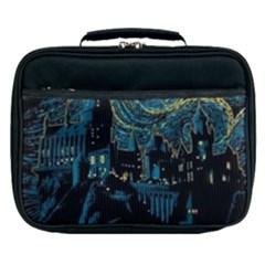 Cartoon Starry Night Vincent Van Gofh Lunch Bag