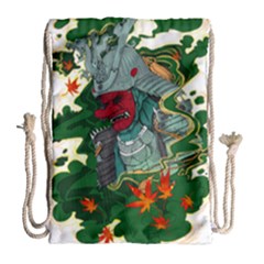 Armor Japan Maple Leaves Samurai Drawstring Bag (large) by Amaryn4rt