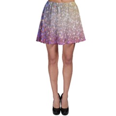 Glitter Particles Pattern Abstract Skater Skirt by Amaryn4rt