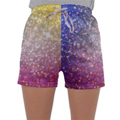 Glitter Particles Pattern Abstract Sleepwear Shorts by Amaryn4rt