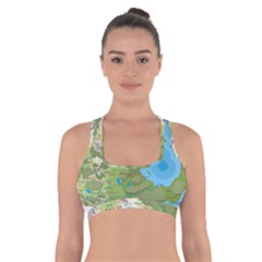 Grand Duchy Of Valderin Fantasy Map Cross Back Sports Bra by Amaryn4rt