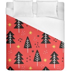 Christmas Christmas Tree Pattern Duvet Cover (california King Size) by Amaryn4rt