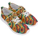 Paper Cut Abstract Pattern Men s Velcro Strap Shoes View3