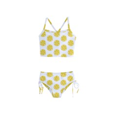 Fruit Food Juicy Organic Yellow Girls  Tankini Swimsuit by Wegoenart