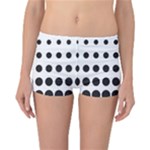 Halftone Pattern Dot Modern Retro Texture Circle Reversible Boyleg Bikini Bottoms
