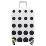 Halftone Pattern Dot Modern Retro Texture Circle Luggage Cover (Medium)