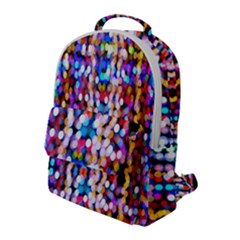 Abstract Background Blur Flap Pocket Backpack (large) by artworkshop