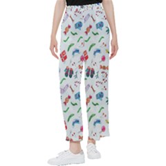 New Year Christmas Winter Watercolor Women s Pants  by artworkshop