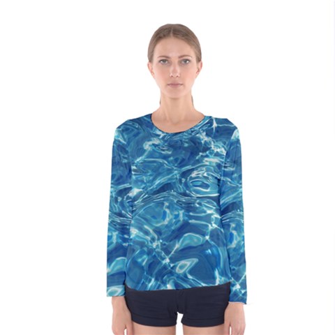 Surface Abstract Background Women s Long Sleeve Tee by artworkshop