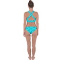 Flower Texture Textile Cross Back Hipster Bikini Set View2