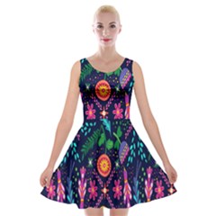 Pattern Nature Design  Velvet Skater Dress by artworkshop