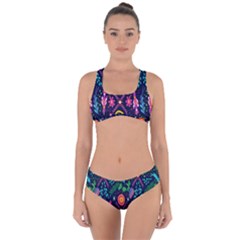 Pattern Nature Design  Criss Cross Bikini Set by artworkshop