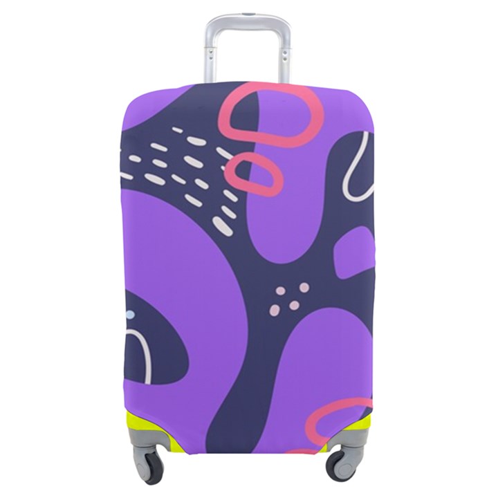 Abstract Background Shape Shapes Luggage Cover (Medium)