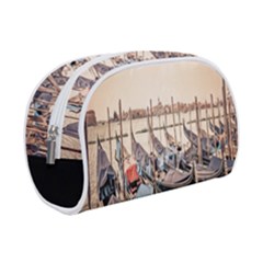 Black Several Boats - Colorful Italy  Make Up Case (small) by ConteMonfrey