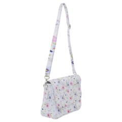 Background-flower Beatiful Shoulder Bag With Back Zipper by nateshop