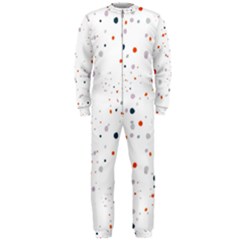 Background-round Spots Onepiece Jumpsuit (men) by nateshop