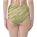 Green Pattern Texture Marble Classic High-Waist Bikini Bottoms View2