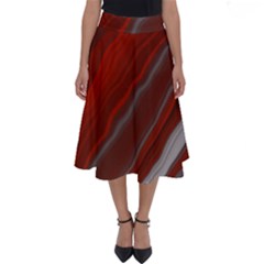 Illustration Colored Pattern Bokeh Blurred Blur Perfect Length Midi Skirt by Wegoenart