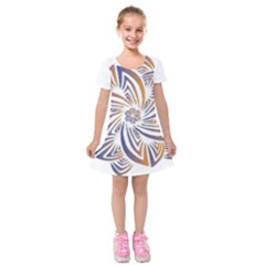  Kids  Short Sleeve Velvet Dress by imanmulyana