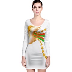 Im Fourth Dimension Colour 51 Long Sleeve Bodycon Dress by imanmulyana