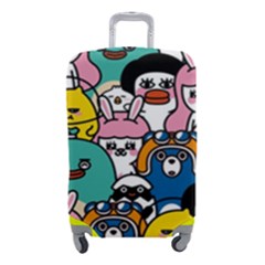 Illustration Animals Cartoon Background Pattern Luggage Cover (small) by Sudhe