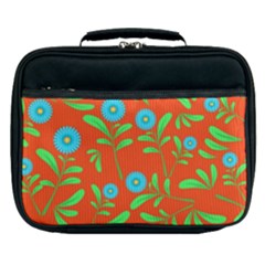 Background-texture-seamless-flowers Lunch Bag