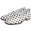 Pattern-whit Star Black Women s Classic Loafer Heels View2