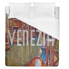 Venezia Boat Tour  Duvet Cover (queen Size) by ConteMonfrey