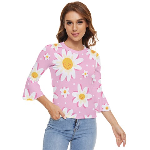 Sunflower Love Bell Sleeve Top by designsbymallika