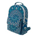 Mandala Blue Flap Pocket Backpack (Large) View1