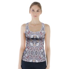 Triangle-design Racer Back Sports Top by nateshop