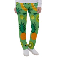 Fruit Tropical Pattern Design Art Women s Casual Pants