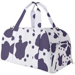Illustration Cow Pattern Texture Cloth Dot Animal Burner Gym Duffel Bag by danenraven