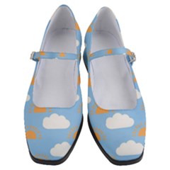 Sun And Clouds   Women s Mary Jane Shoes by ConteMonfrey