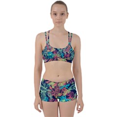Sheets Tropical Picture Plant Pattern Perfect Fit Gym Set
