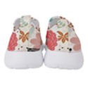 Nature Flora Background Wallpaper Women s Slip On Sneakers View4