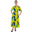 Sheets Pattern Picture Detail Shoulder Straps Boho Maxi Dress  View1