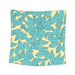 Illustration Sheets Dry Leaves Print Pattern Square Tapestry (small)